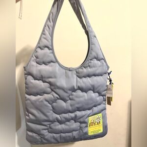 Brand New Coachtopia Loop Flat Tote With Cloud Quilting
